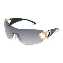 Load image into Gallery viewer, Black Y2K Heart Throb Frames